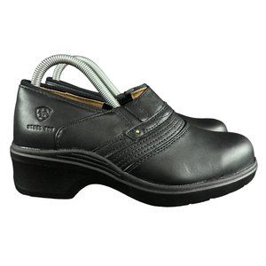 Ariat Safety Clog Steel Toe Black Slip On Shoes 10002368 Women's Sizes 6 - 11 B